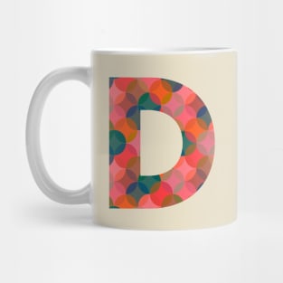 Letter D Initial Mug